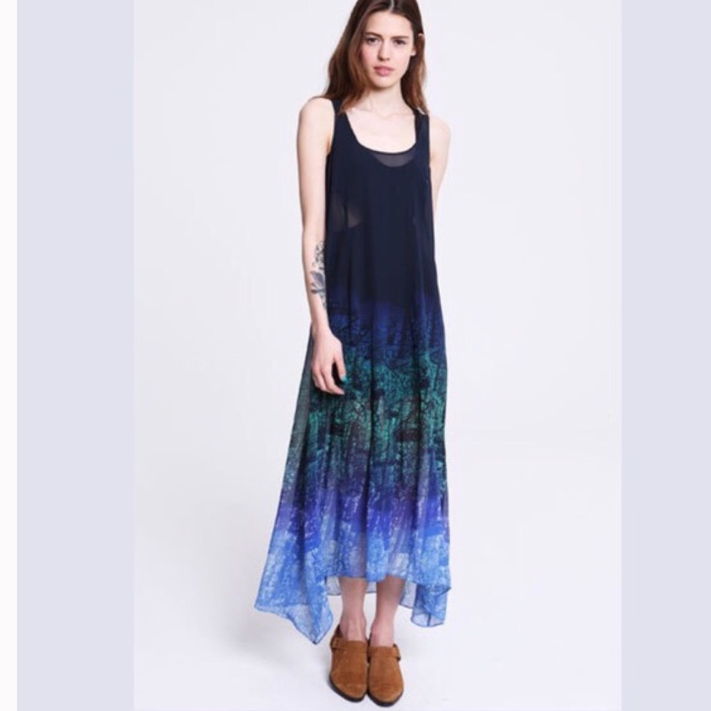Anthropologie Summer Maxi Dress swimsuit coverup